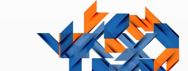 Hız ve spor geometrik arka plan. Duvar kağıdı, pankart, arkaplan veya iniş için renk çizgileri dinamik şablonu
