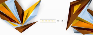 Minimum geometrik soyut arkaplan. Düşük poliamik dinamik üçgen tasarımı. Duvar kağıdı, afiş, arkaplan veya iniş için moda tekno iş şablonu