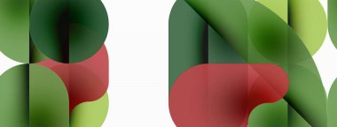 Minimum yuvarlak şekilli geometrik soyut arkaplan. Çember tasarımı. Duvar kağıdı, afiş, arkaplan veya iniş için moda tekno iş şablonu