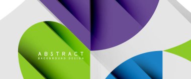 Beyaza asgari geometrik elementler. Yapraklar, yuvarlak üçgenler, yıldızlar.