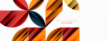 Çemberler ve yuvarlak şekiller geometrik minimum arkaplan