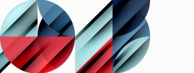 Çemberler ve yuvarlak şekiller geometrik minimum arkaplan