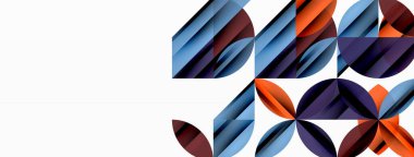 Çemberler ve yuvarlak şekiller geometrik minimum arkaplan