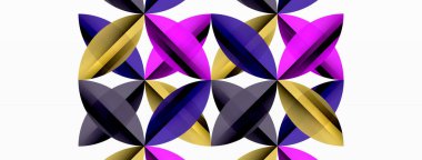 Çemberler ve yuvarlak şekiller geometrik minimum arkaplan