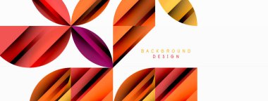 Çemberler ve yuvarlak şekiller geometrik minimum arkaplan