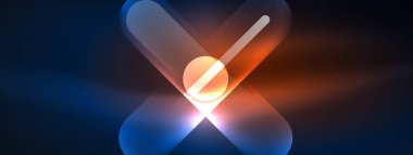 Soyut tasarım, neon ışıklı efektlerle titreşir. Karanlığın içinde büyüleyici bir parıltı yayar. Gözü canlı enerjisiyle büyüler. Cam daireler parlak ışık efektleri