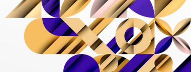 Çember, kare, üçgen şekil geometrik en düşük arkaplan