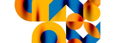 Daire deseni, çizgiler ve oklarla yuvarlak elementler Duvar kağıdı, pankart, arkaplan veya iniş için bileşimi