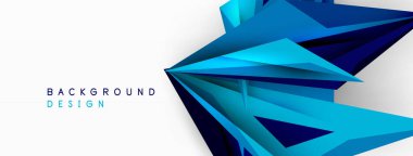 Minimum geometrik soyut arkaplan. Düşük poliamik dinamik üçgen tasarımı. Duvar kağıdı, afiş, arkaplan veya iniş için moda tekno iş şablonu