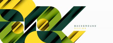 Çember ve çizgi geometrik arka plan. Duvar kağıdı, pankart, arkaplan ya da iniş için çapraz çizgileri olan yuvarlak şekiller