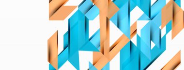 Hız ve spor geometrik arka plan. Duvar kağıdı, pankart, arkaplan veya iniş için renk çizgileri dinamik şablonu