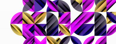 Çemberler ve yuvarlak şekiller geometrik minimum arkaplan