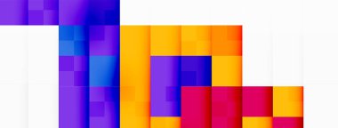 Dinamik renkli kareler arka plan. Duvar Kağıdı, Sancak, Arkaplan, Kart, Kitap İllüstrasyonu, İniş Sayfası