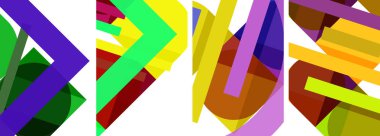 Duvar kağıdı, kartvizit, kapak, poster, afiş, broşür, başlık, web sitesi için Geometrik kompozisyon özeti poster