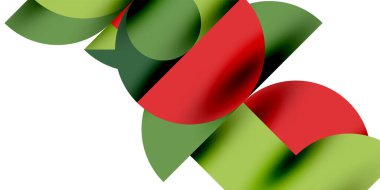 Teknik, dairesel şekilleri, geometrik sanatı en aza indirir. Vektör modern çemberler