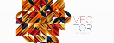 Çemberler ve yuvarlak şekiller geometrik minimum arkaplan