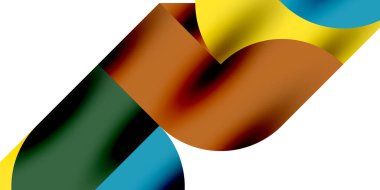 Gölge etkisi parlak daireler ve yuvarlak üçgenler geometrik modern sanat. Duvar Kağıdı, Sancak, Arkaplan, Kart, Kitap İllüstrasyonu, İniş Sayfası