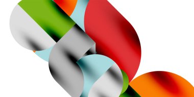 Gölge etkisi parlak daireler ve yuvarlak üçgenler geometrik modern sanat. Duvar Kağıdı, Sancak, Arkaplan, Kart, Kitap İllüstrasyonu, İniş Sayfası