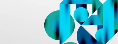 Daireler ve gölgeler. Renkli yuvarlak elementler, üçgenler, yarı daireler ve diğer şekiller. Duvar Kağıdı, Sancak, Arkaplan, Kart, Kitap İllüstrasyonu, İniş Sayfası