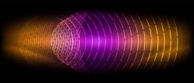 Karışım efektli neon dalga çizgileri. Duvar Kağıdı, Sancak, Arkaplan, Kart, Kitap İllüstrasyonu, İniş Sayfası