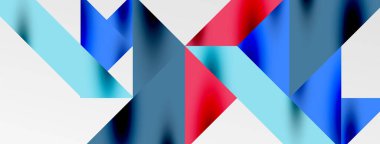 Teknik üstüste binen üçgen elementleri geometrik grafik desen biçimlendirir