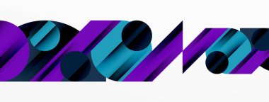 Çember, kare, üçgen şekil geometrik en düşük arkaplan