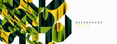 Çember ve çizgi geometrik arka plan. Duvar kağıdı, pankart, arkaplan ya da iniş için çapraz çizgileri olan yuvarlak şekiller