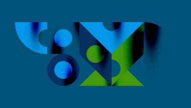 Renkli üçgenler kare geometrik tasarımı daire içine alır. Duvar kağıdı, afiş, arkaplan, kart, kitap illüstrasyonu, iniş sayfası için soyut arkaplan