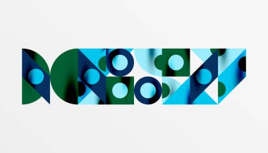 Renkli üçgenler kare geometrik tasarımı daire içine alır. Duvar kağıdı, afiş, arkaplan, kart, kitap illüstrasyonu, iniş sayfası için soyut arkaplan