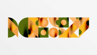 Renkli üçgenler kare geometrik tasarımı daire içine alır. Duvar kağıdı, afiş, arkaplan, kart, kitap illüstrasyonu, iniş sayfası için soyut arkaplan