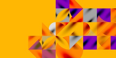 Üçgenler, yuvarlak üçgenler ve tekno sanatın daireleri. Duvar Kağıdı, Sancak, Arkaplan, Kart, Kitap İllüstrasyonu, İniş Sayfası