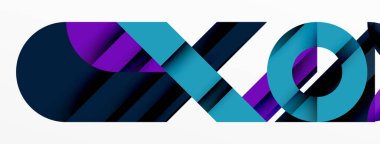 Çember, kare, üçgen şekil geometrik en düşük arkaplan