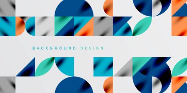 Üçgenler, yuvarlak üçgenler ve tekno sanatın daireleri. Duvar Kağıdı, Sancak, Arkaplan, Kart, Kitap İllüstrasyonu, İniş Sayfası