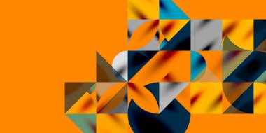 Üçgenler, yuvarlak üçgenler ve tekno sanatın daireleri. Duvar Kağıdı, Sancak, Arkaplan, Kart, Kitap İllüstrasyonu, İniş Sayfası