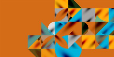 Üçgenler, yuvarlak üçgenler ve tekno sanatın daireleri. Duvar Kağıdı, Sancak, Arkaplan, Kart, Kitap İllüstrasyonu, İniş Sayfası