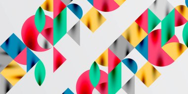 Üçgenler, yuvarlak üçgenler ve tekno sanatın daireleri. Duvar Kağıdı, Sancak, Arkaplan, Kart, Kitap İllüstrasyonu, İniş Sayfası