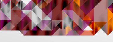 Teknik üstüste binen üçgen elementleri geometrik grafik desen biçimlendirir