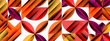 Çemberler ve yuvarlak şekiller geometrik minimum arkaplan