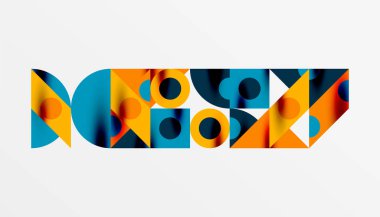 Renkli üçgenler kare geometrik tasarımı daire içine alır. Duvar kağıdı, afiş, arkaplan, kart, kitap illüstrasyonu, iniş sayfası için soyut arkaplan