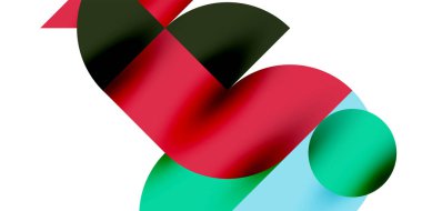 Gölge etkisi parlak daireler ve yuvarlak üçgenler geometrik modern sanat. Duvar Kağıdı, Sancak, Arkaplan, Kart, Kitap İllüstrasyonu, İniş Sayfası