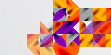 Üçgenler, yuvarlak üçgenler ve tekno sanatın daireleri. Duvar Kağıdı, Sancak, Arkaplan, Kart, Kitap İllüstrasyonu, İniş Sayfası