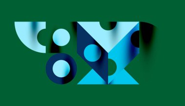 Renkli üçgenler kare geometrik tasarımı daire içine alır. Duvar kağıdı, afiş, arkaplan, kart, kitap illüstrasyonu, iniş sayfası için soyut arkaplan