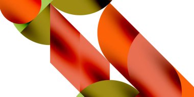 Gölge etkisi parlak daireler ve yuvarlak üçgenler geometrik modern sanat. Duvar Kağıdı, Sancak, Arkaplan, Kart, Kitap İllüstrasyonu, İniş Sayfası