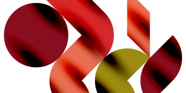 Gölge etkisi parlak daireler ve yuvarlak üçgenler geometrik modern sanat. Duvar Kağıdı, Sancak, Arkaplan, Kart, Kitap İllüstrasyonu, İniş Sayfası