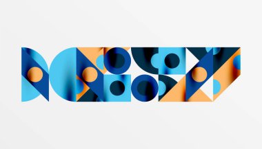 Renkli üçgenler kare geometrik tasarımı daire içine alır. Duvar kağıdı, afiş, arkaplan, kart, kitap illüstrasyonu, iniş sayfası için soyut arkaplan