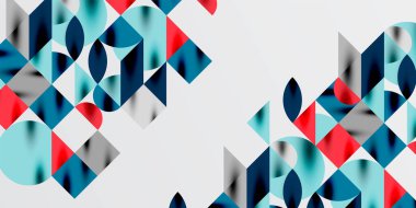 Üçgenler, yuvarlak üçgenler ve tekno sanatın daireleri. Duvar Kağıdı, Sancak, Arkaplan, Kart, Kitap İllüstrasyonu, İniş Sayfası