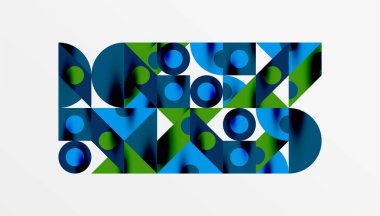 Renkli üçgenler kare geometrik tasarımı daire içine alır. Duvar kağıdı, afiş, arkaplan, kart, kitap illüstrasyonu, iniş sayfası için soyut arkaplan