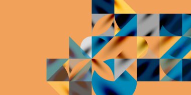 Üçgenler, yuvarlak üçgenler ve tekno sanatın daireleri. Duvar Kağıdı, Sancak, Arkaplan, Kart, Kitap İllüstrasyonu, İniş Sayfası