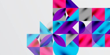 Üçgenler, yuvarlak üçgenler ve tekno sanatın daireleri. Duvar Kağıdı, Sancak, Arkaplan, Kart, Kitap İllüstrasyonu, İniş Sayfası