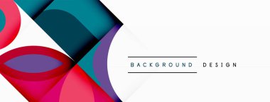 Çember ve taç yaprakları. Duvar kağıdı, Sancak, Arkaplan, Kart, Kitap İllüstrasyonu, İniş Sayfası için Geometrik güzel soyut şablon